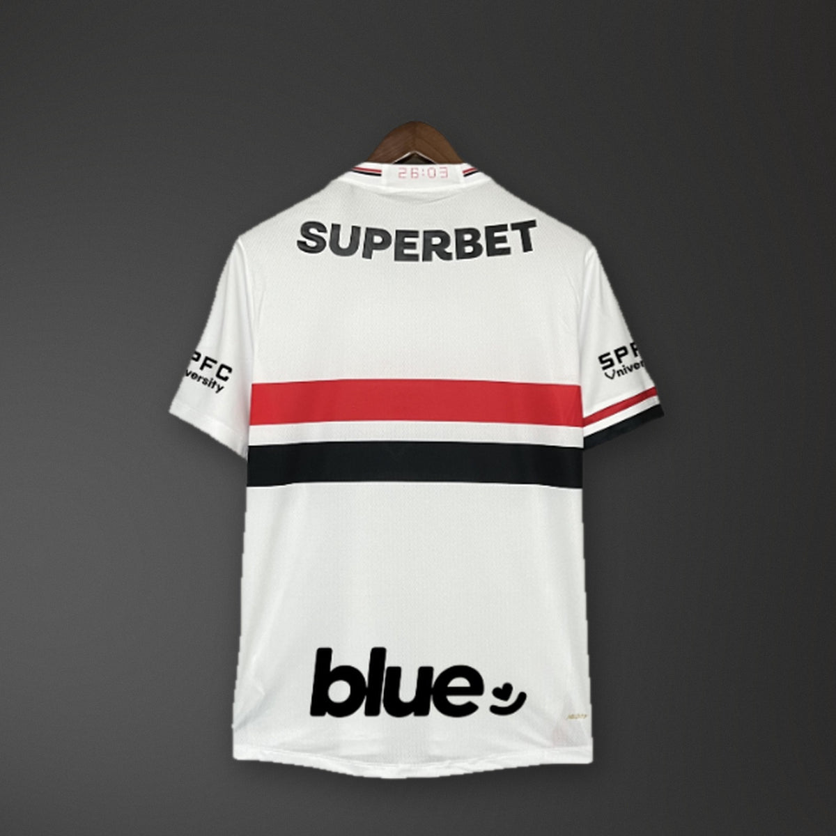 Camisola São Paulo Principal Todos os Patrocinadores 25/26