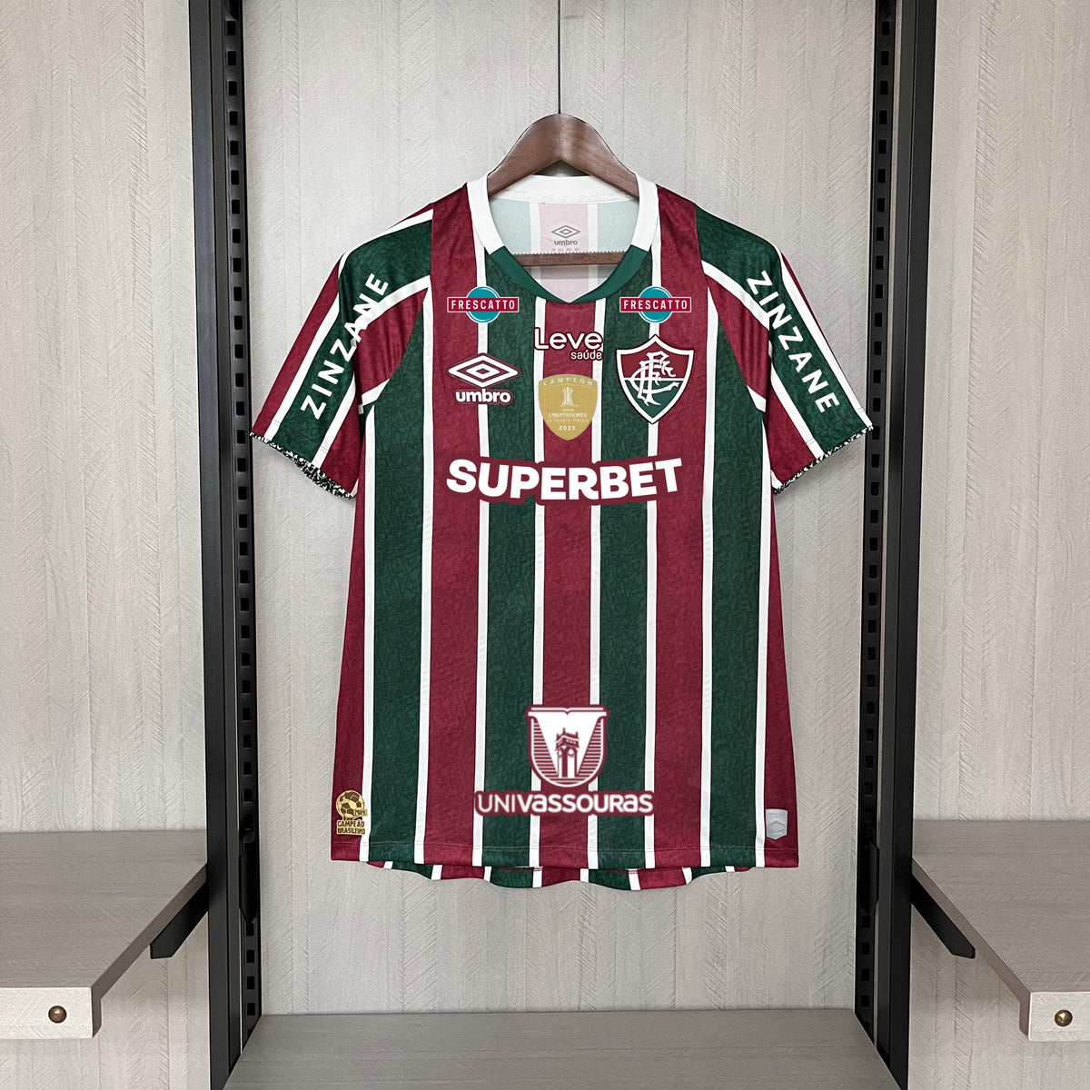Camisola Fluminense Principal Todos os Patrocinadores 24/25