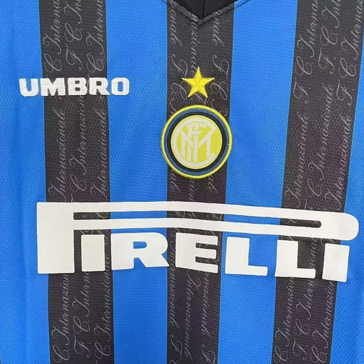Camisola Inter Milan Principal 97/98 - Manga Comprida
