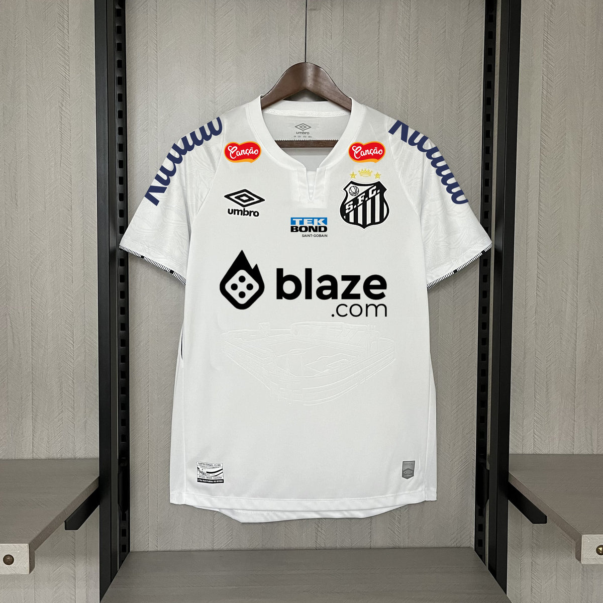 Camisola Santos Principal Todos os Patrocinadores 24/25