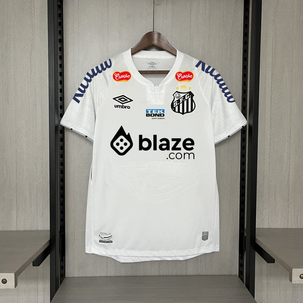 Camisola Santos Principal Todos os Patrocinadores 24/25