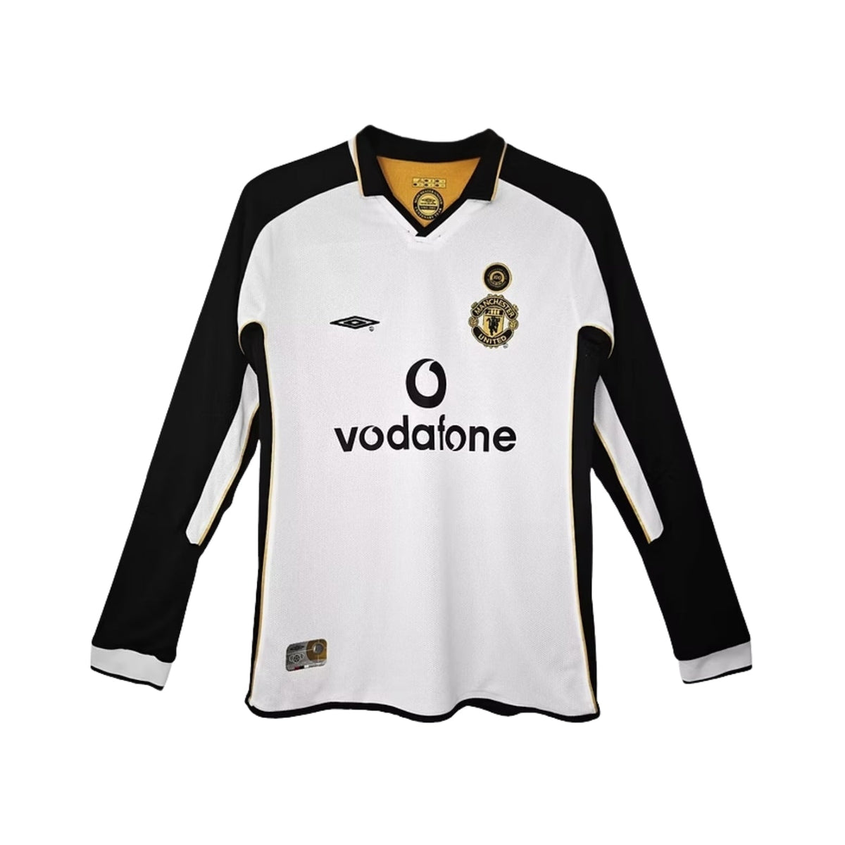 Camisola Manchester United Alternativa 01/02 - Manga Comprida