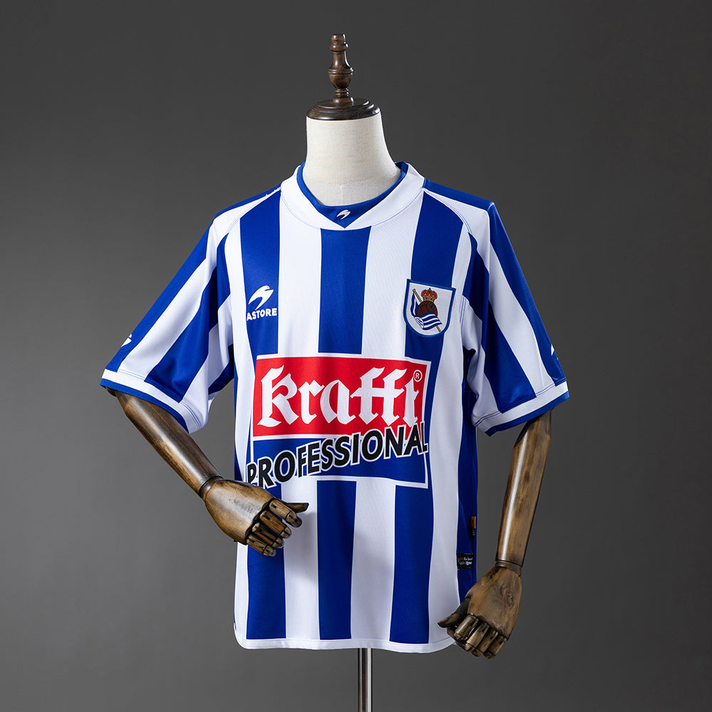 Camisola Real Sociedad Principal 02/03 Retro