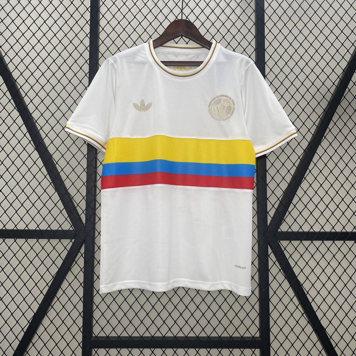 Camisola Colômbia Edição Especial 100 Anos Retro
