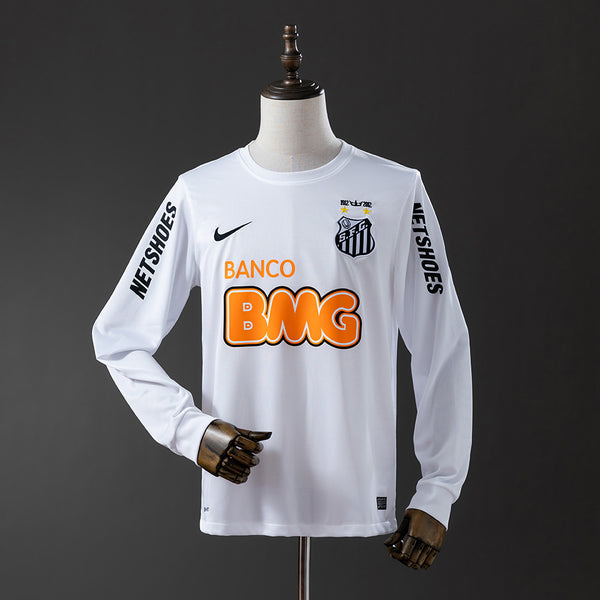 Camisola Santos Principal 11/12 Retro - Manga Comprida