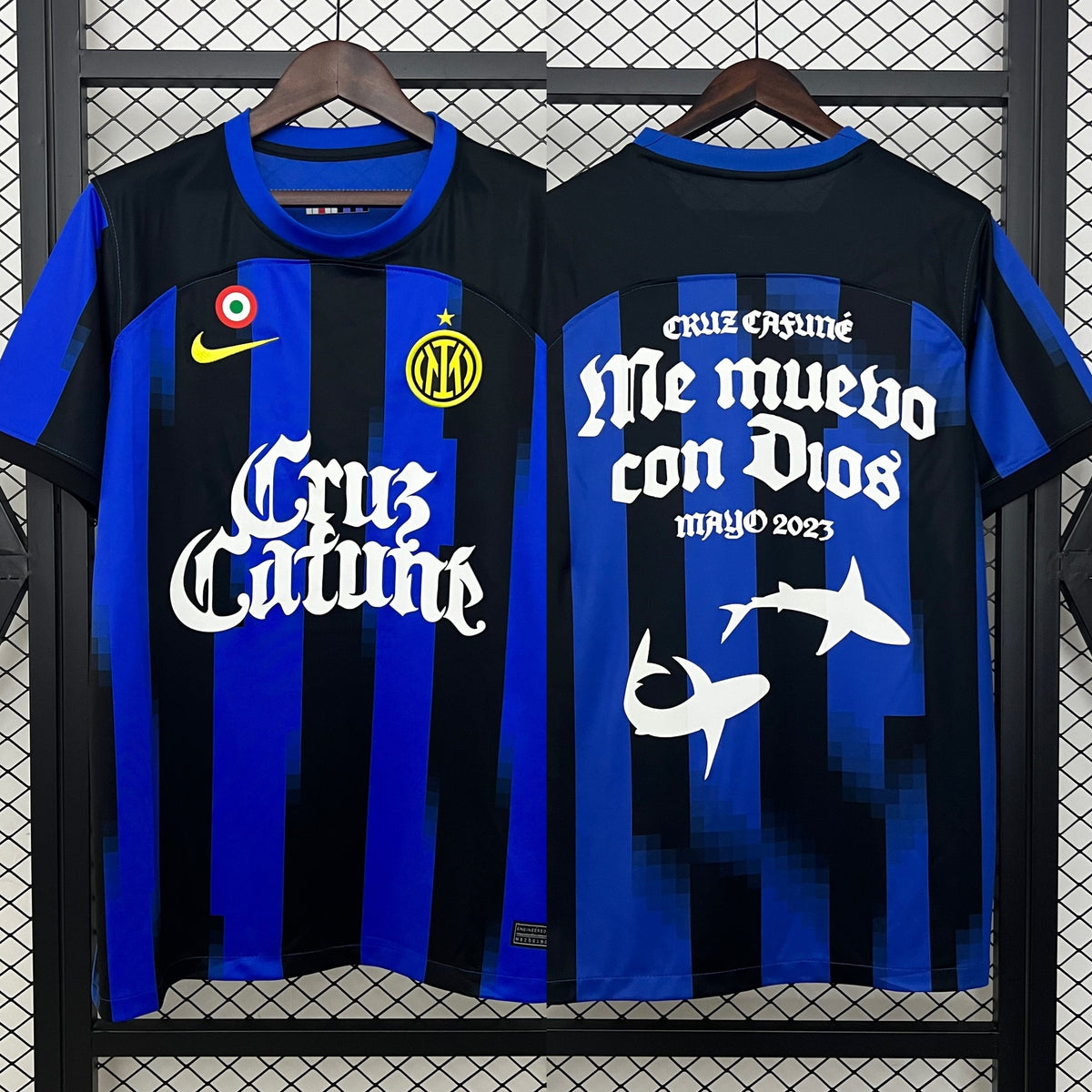 Camisola Inter de Milão Principal Edição Especial Patrocinador 23/24 Retro