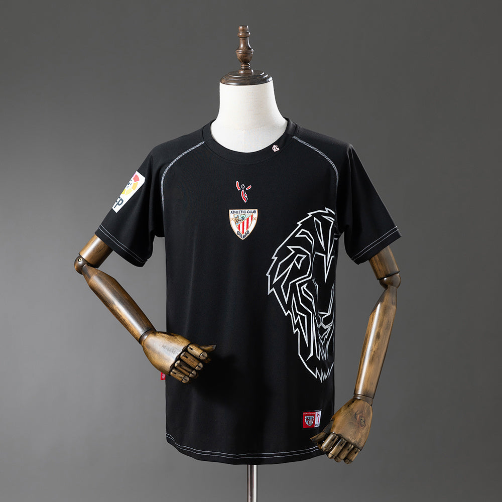 Camisola Athletic Bilbau Preta 05/08 Retro