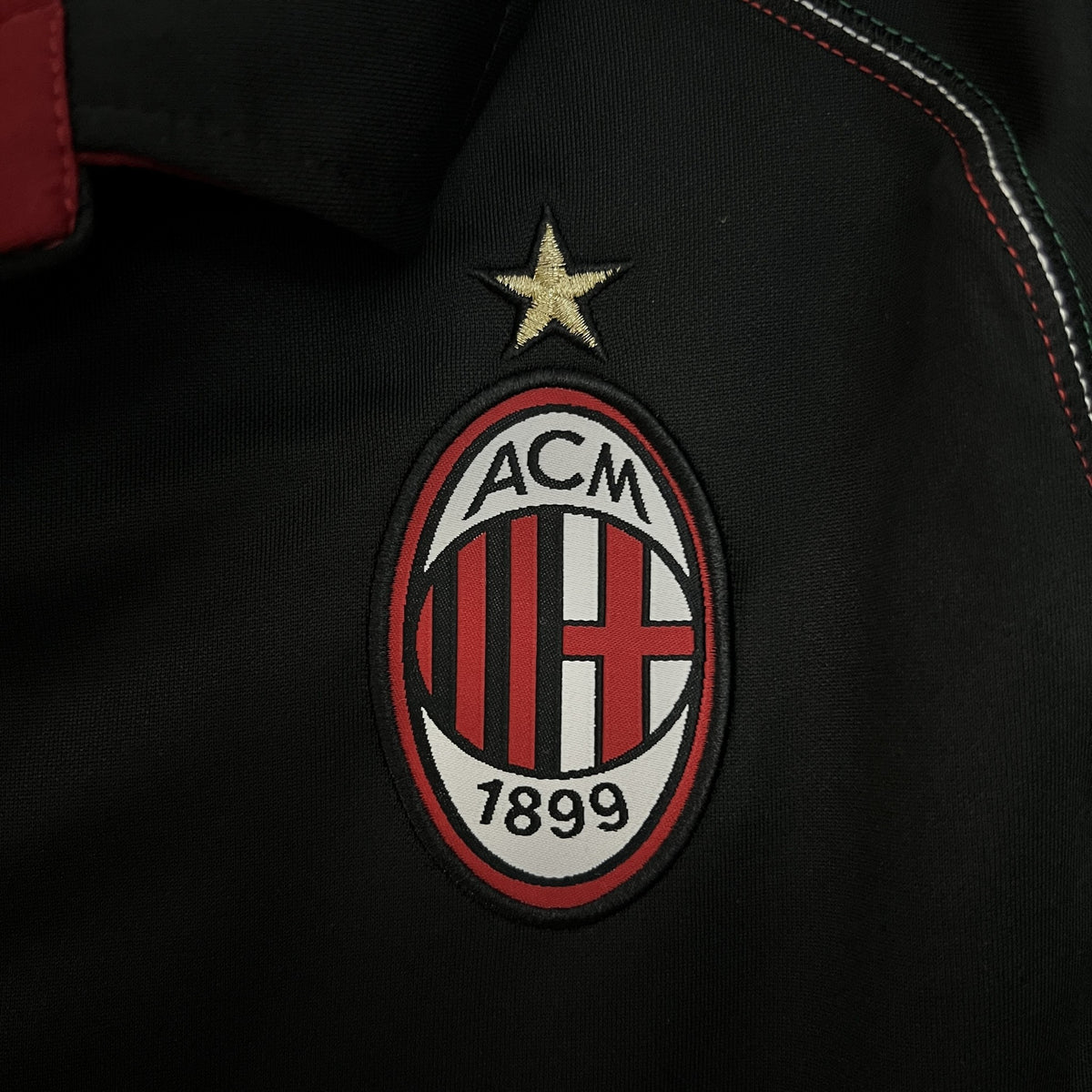 Camisola AC Milan Preta 12/13 Retro