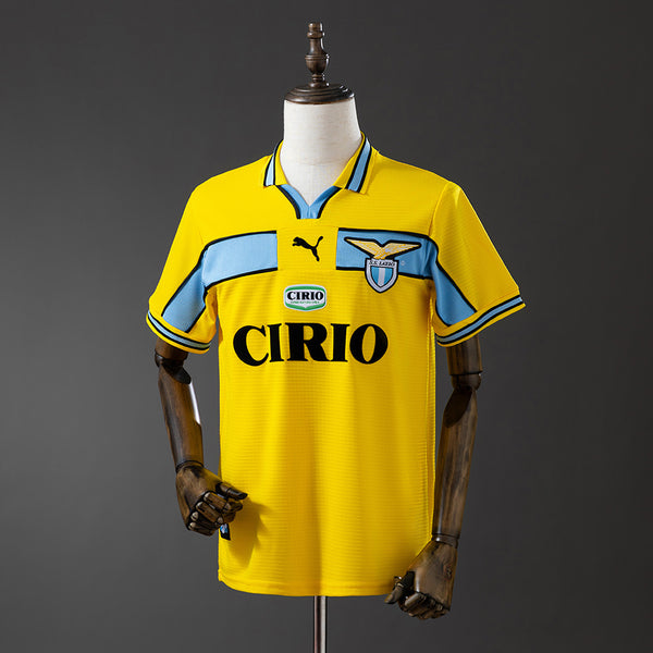 Camisola Lazio Amarela 98/99 Retro