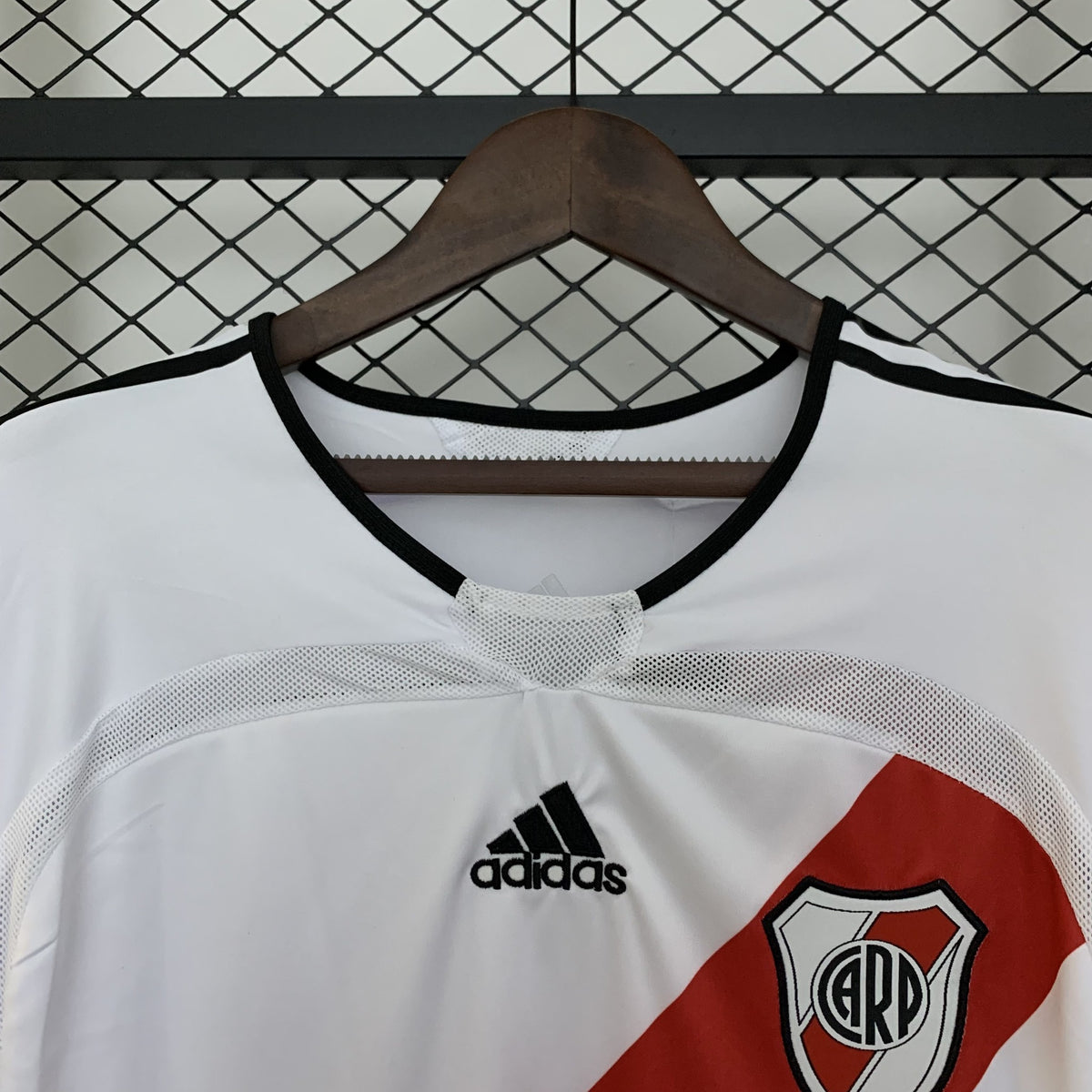 Camisola River Plate Principal 06/07 Retro - Manga Comprida
