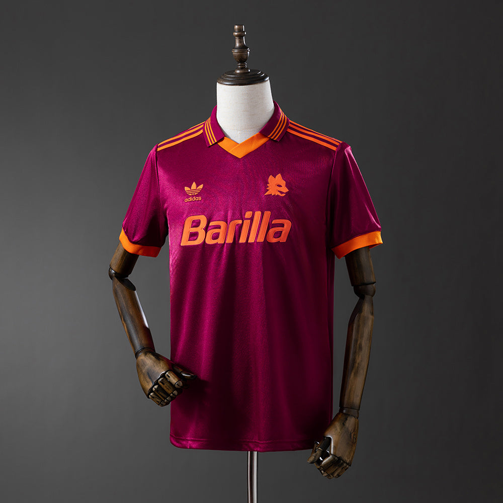 Camisola Roma Principal 92/94 Retro (Modelo 2)