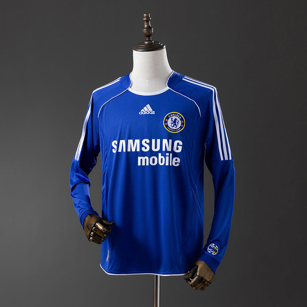 Camisola Chelsea Principal 06/07 Retro - Manga Comprida