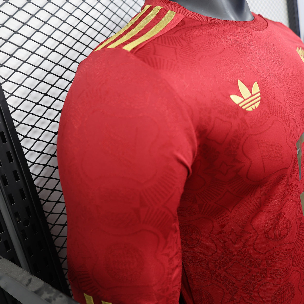 Camisola Bayern Munique Edição Especial 125 Anos Vermelha 25/26 - Manga Comprida - Versão Jogador