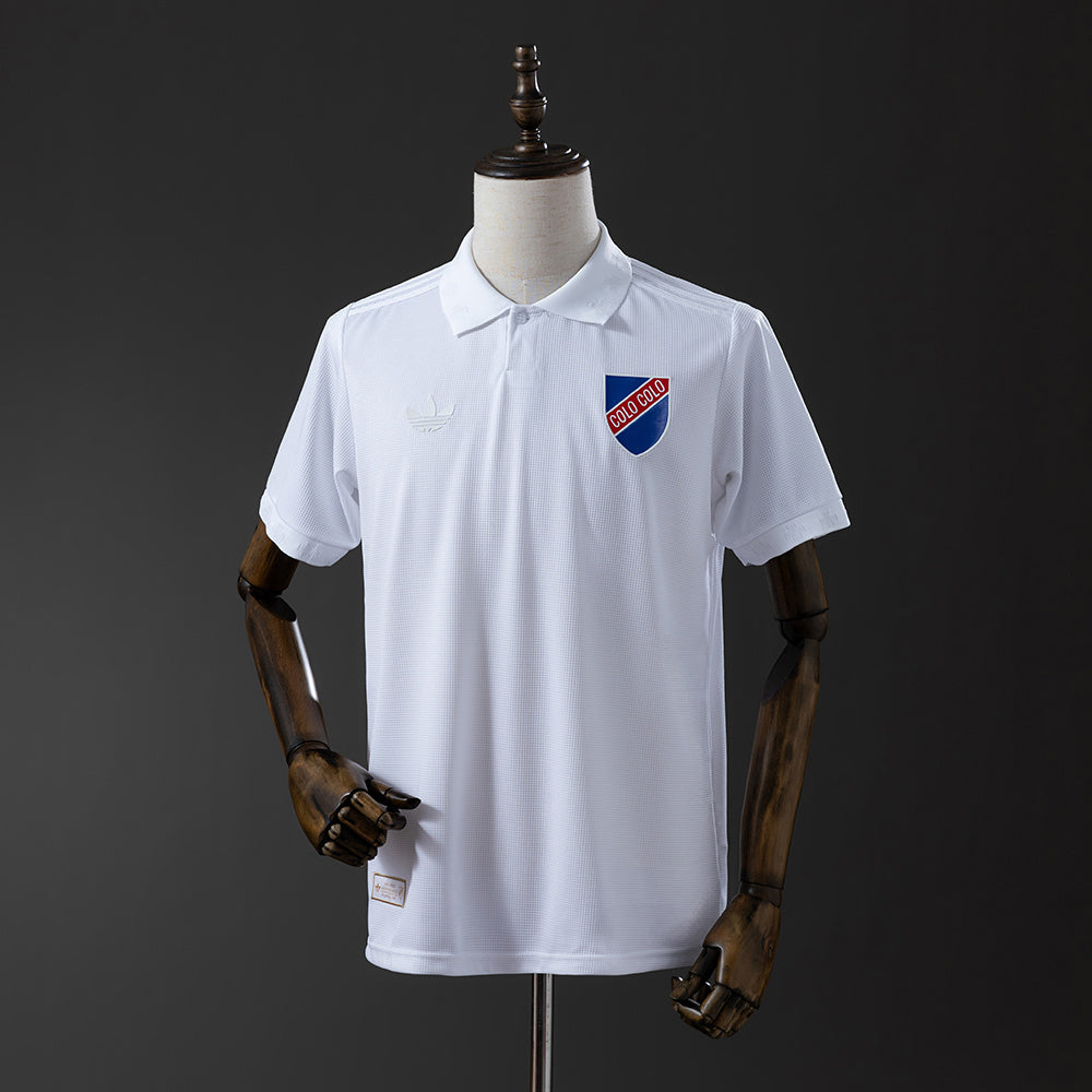 Camisola Colo Colo Edição Especial 100 Anos Branca 25/26 (Modelo 2)