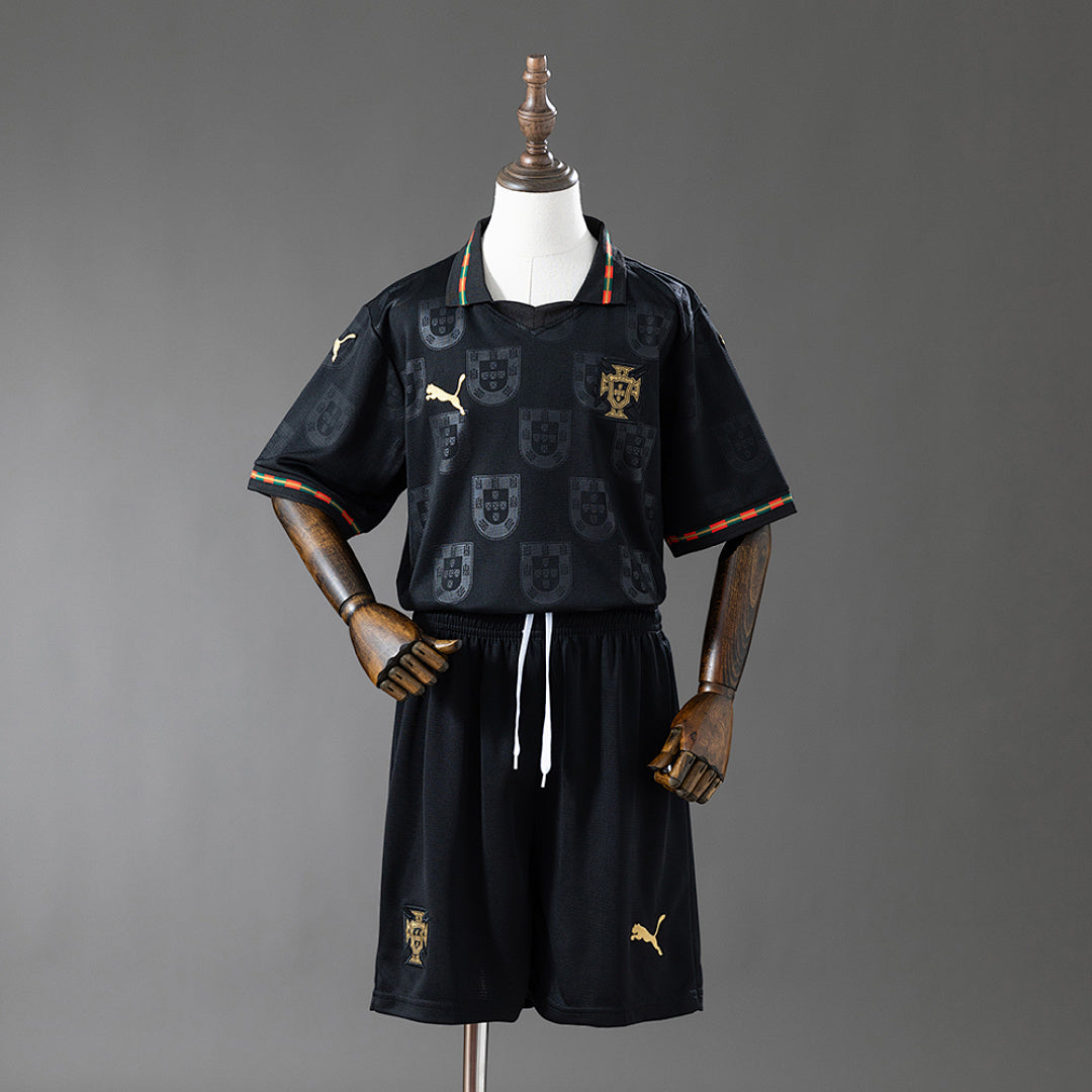 Kit Portugal Preto Criança 2026