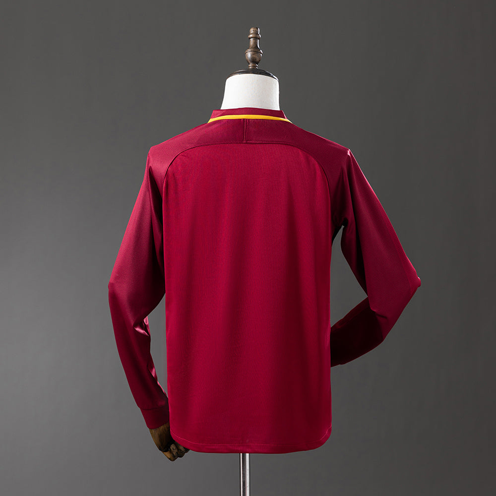 Camisola Roma Principal 17/18 Retro - Manga Comprida