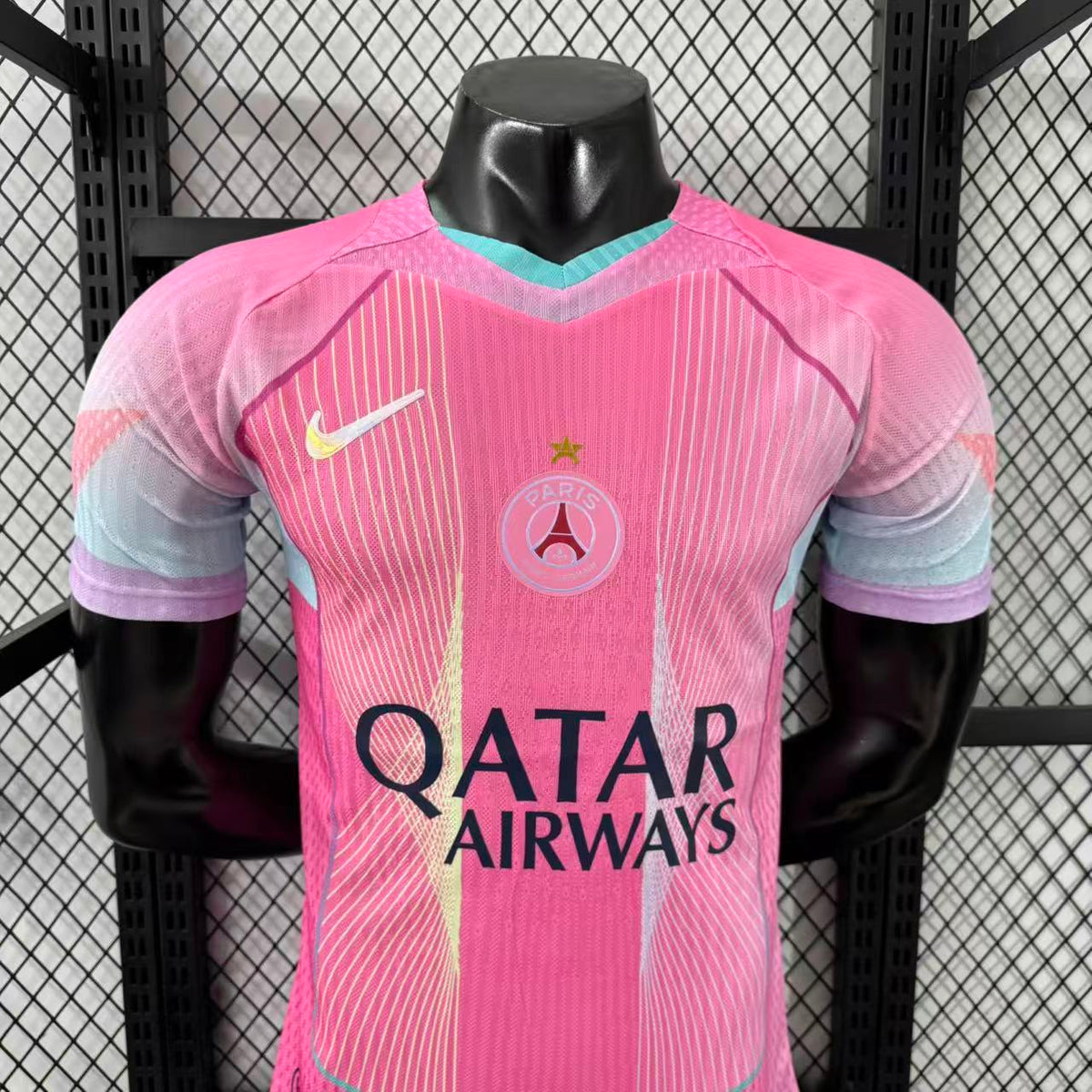 Camisola PSG Rosa 25/26 - Versão Jogador