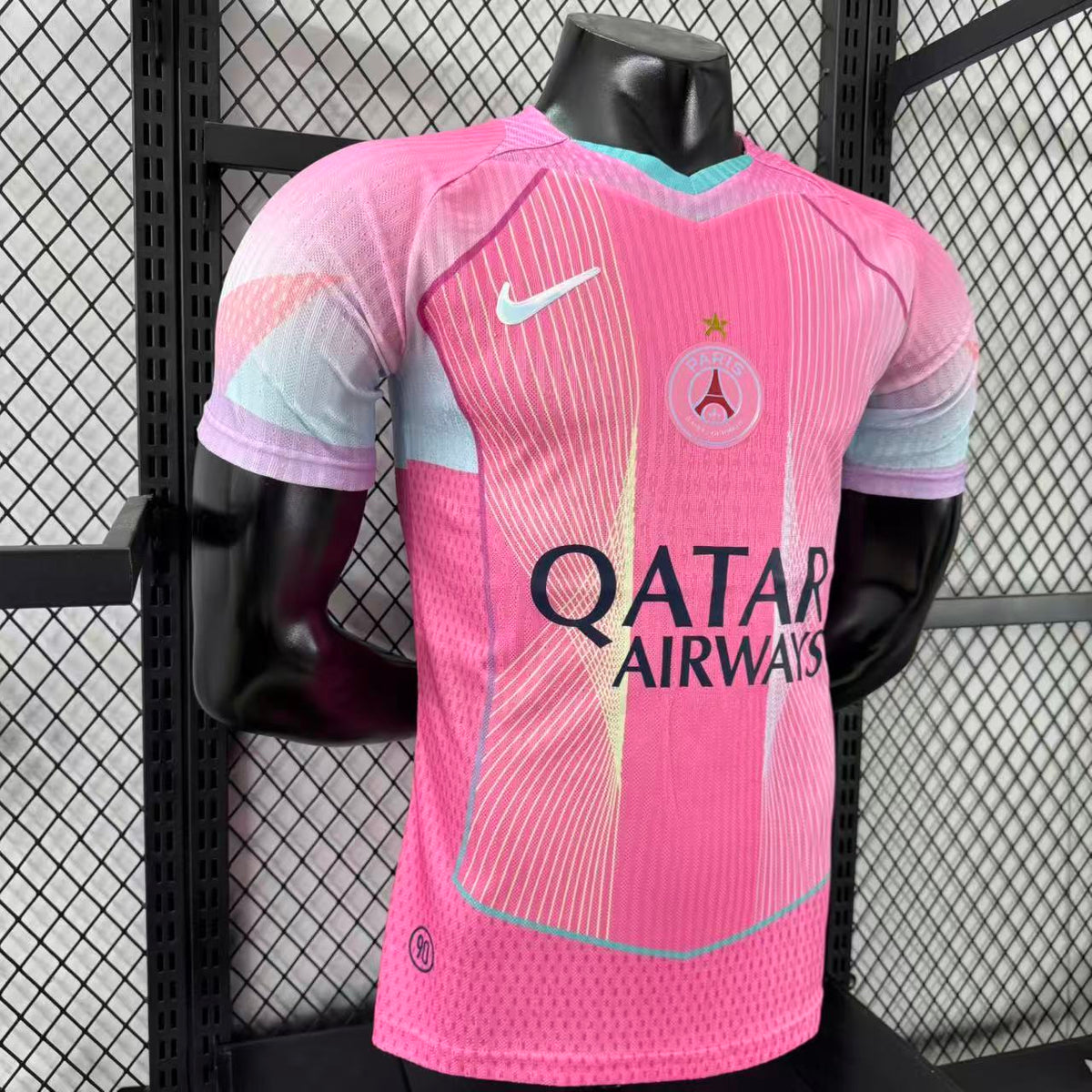 Camisola PSG Rosa 25/26 - Versão Jogador