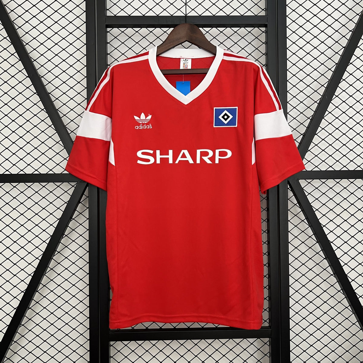 Camisola Hamburger SV Vermelha 88/89 Retro