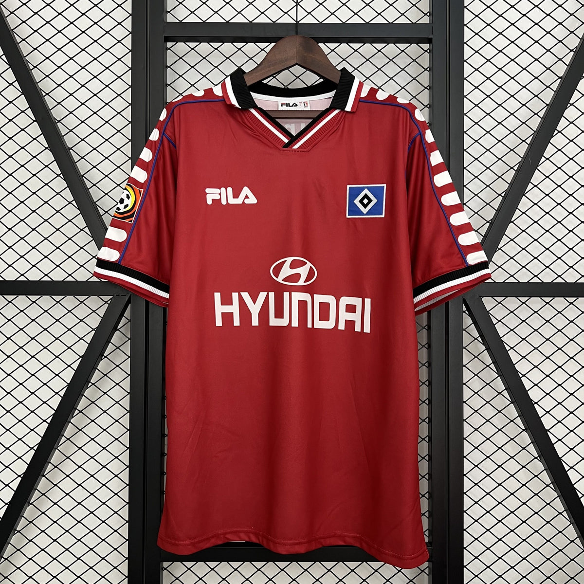 Camisola Hamburger SV Vermelha 00/01 Retro