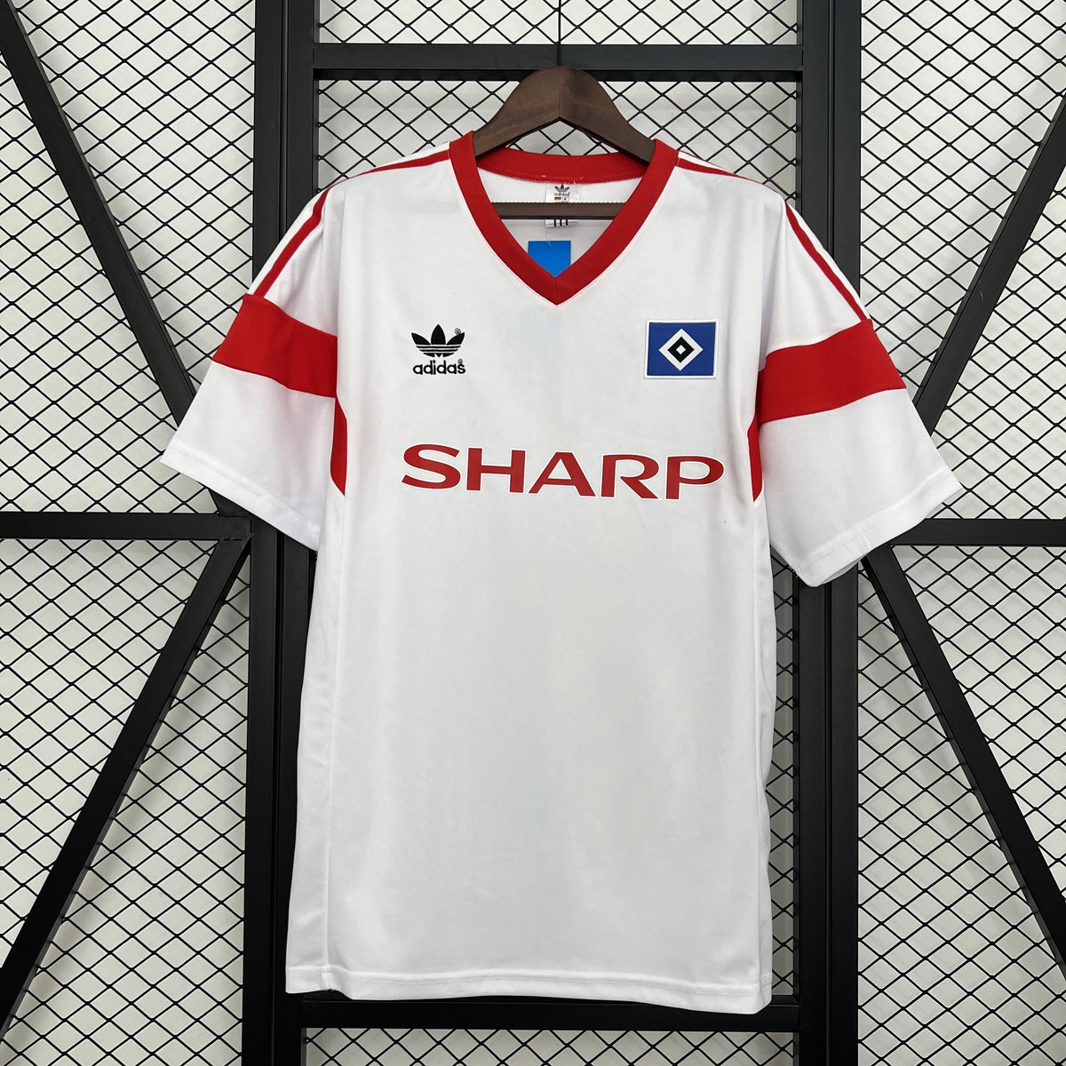 Camisola Hamburger SV Branca 88/89 Retro