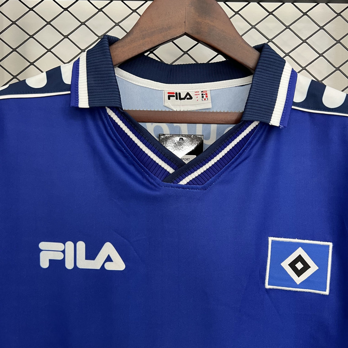Camisola Hamburger SV Azul 00/01 Retro