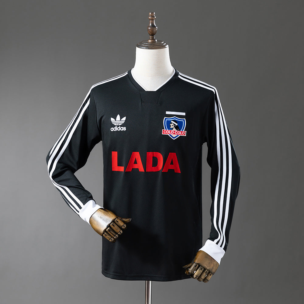 Camisola Colo Colo Preta 91/92 Retro - Manga Comprida