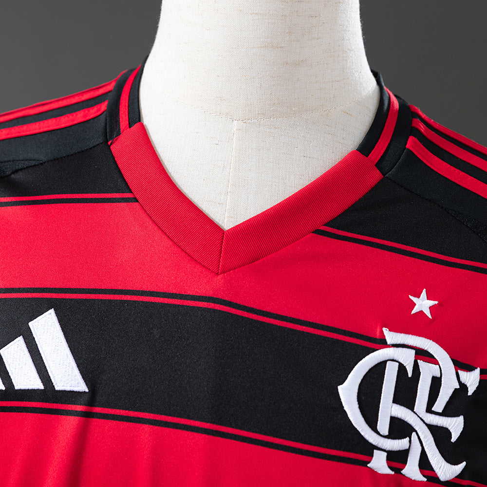 Camisola Flamengo Principal Todos os Patrocinadores 25/26