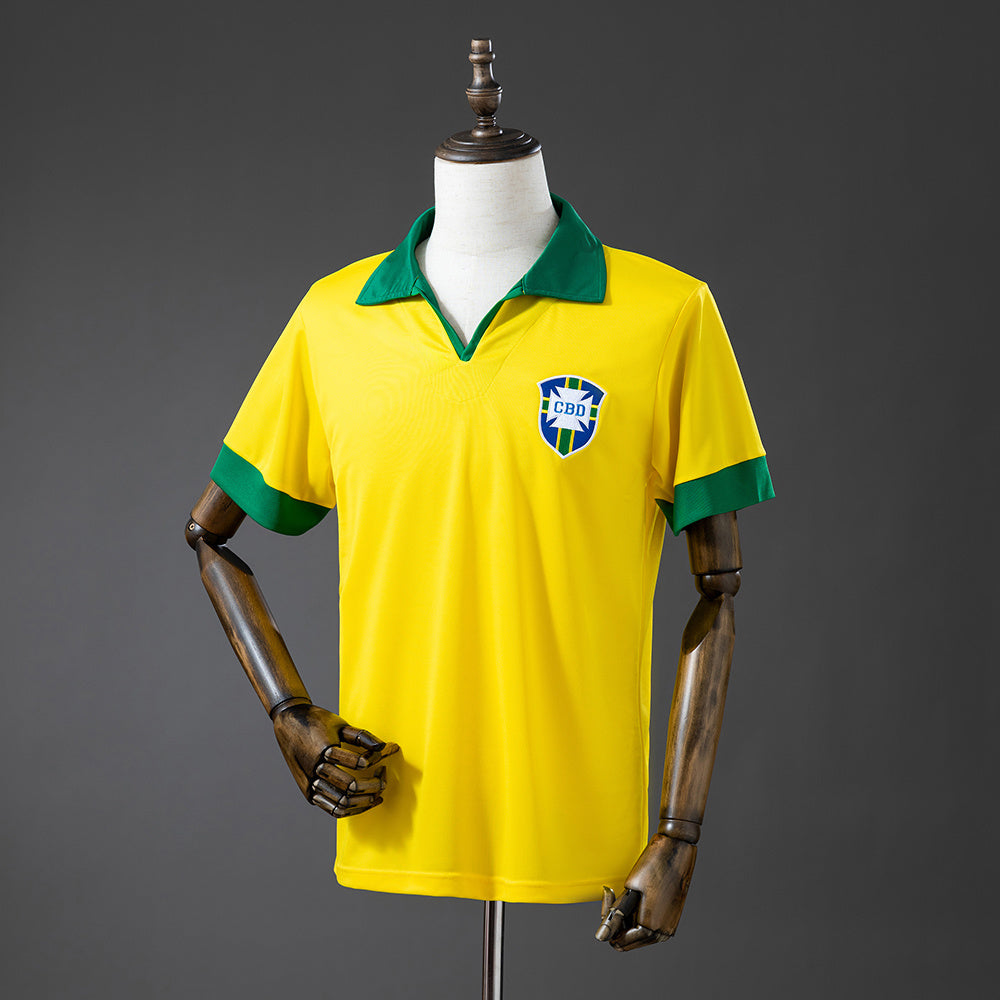 Camisola Brasil Principal 58/59 Retro (Modelo 2)