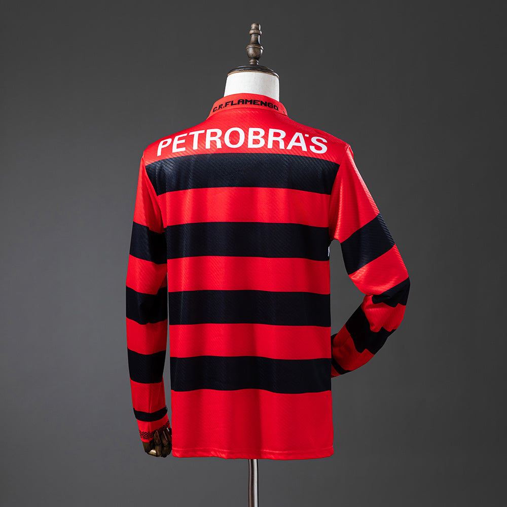 Camisola Flamengo Principal 94/95 Retro - Manga Comprida
