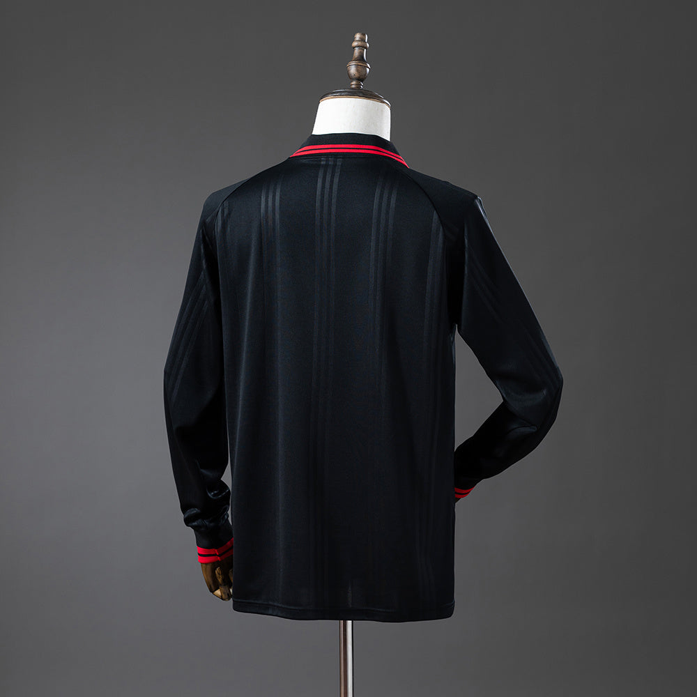 Camisola Flamengo Edição Especial Clássica Preta 19/20 Retro - Manga Comprida