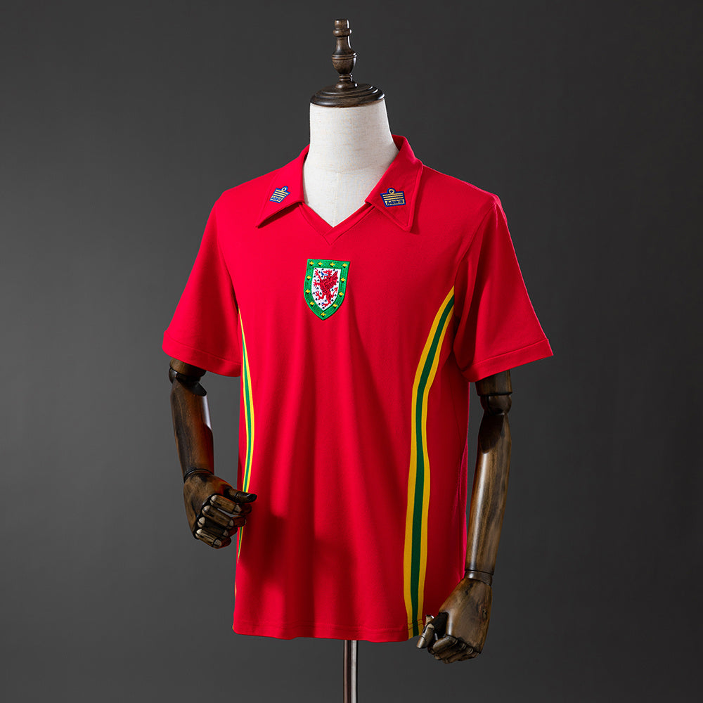 Camisola País de Gales Principal 76/79 Retro