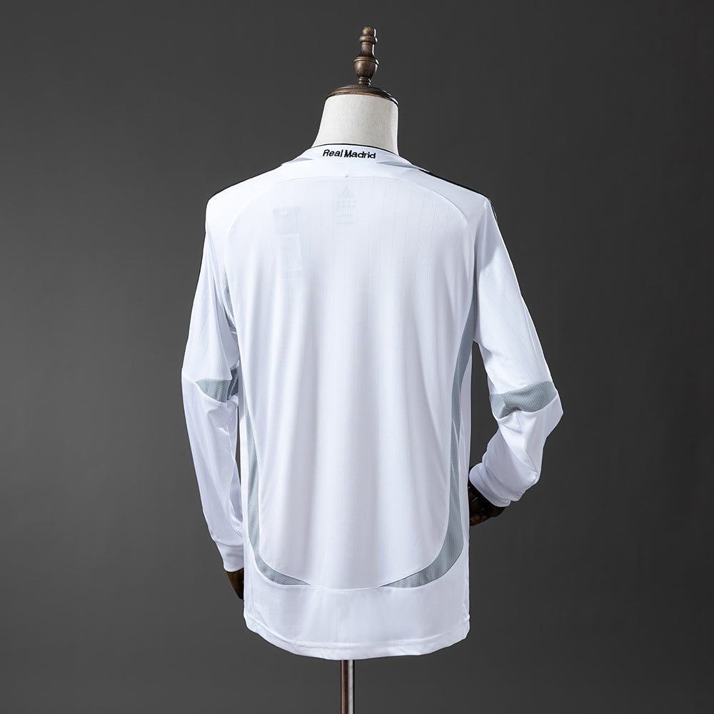 Camisola Real Madrid Principal 06/07 Retro - Manga Comprida