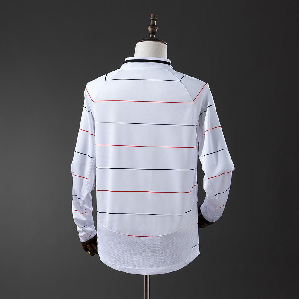 Camisola Manchester United Alternativa 03/05 Retro - Manga Comprida