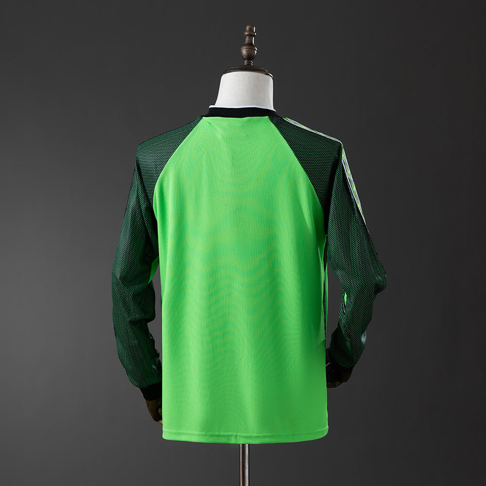 Camisola Manchester United Guarda-Redes Verde 98/99 Retro - Manga Comprida