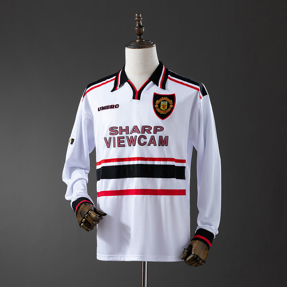 Camisola Manchester United Alternativa 98/99 Retro - Manga Comprida