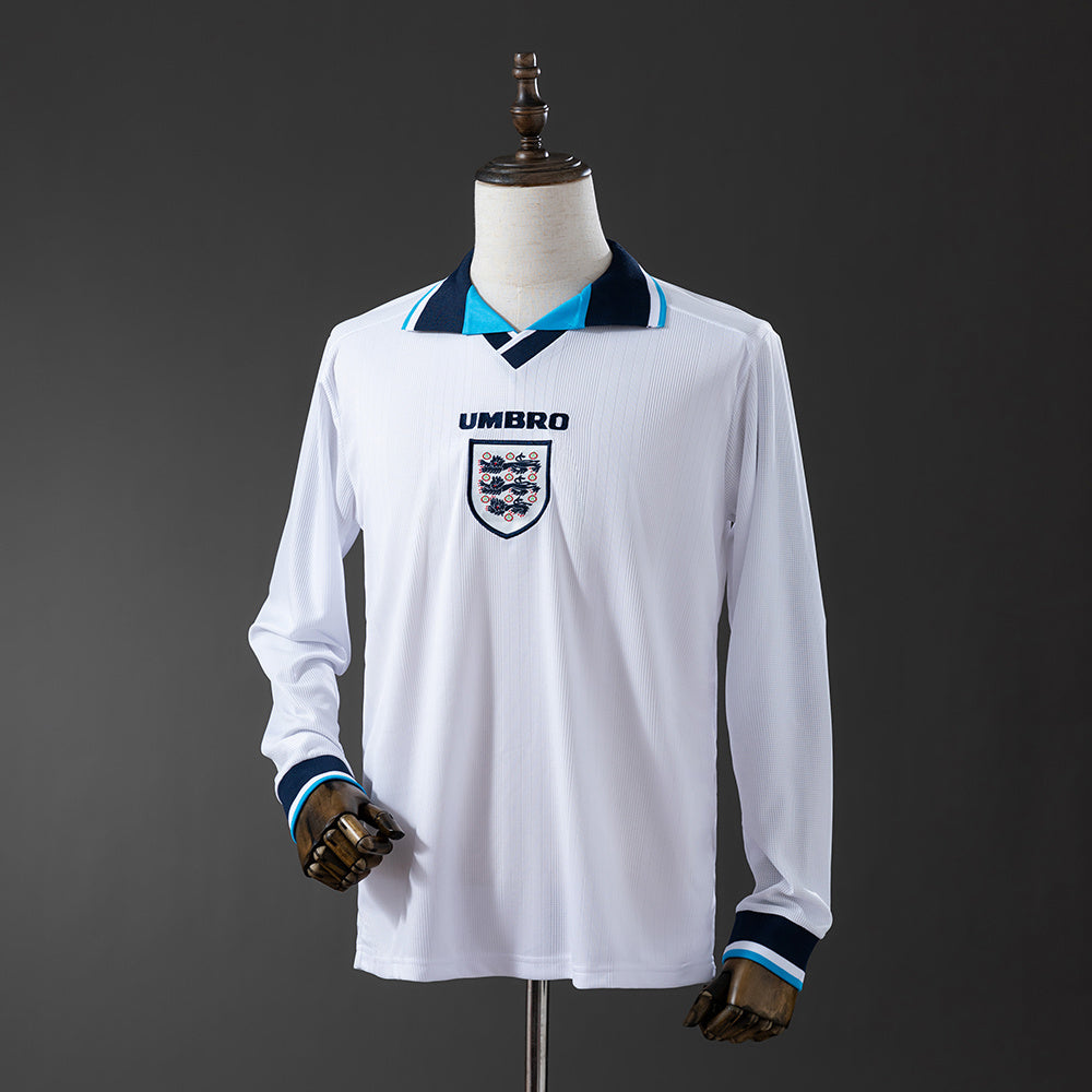 Camisola Inglaterra Principal 96/97 Retro - Manga Comprida