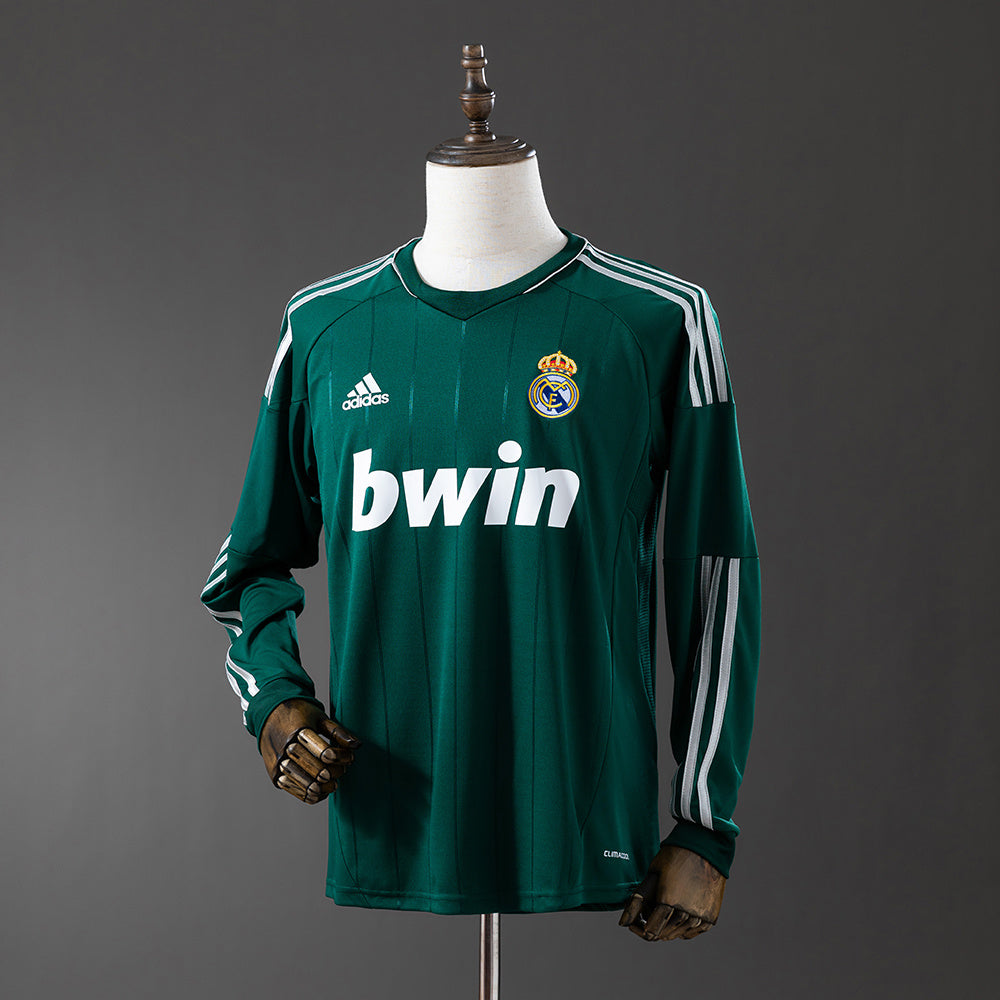 Camisola Real Madrid Terceira 12/13 Retro - Manga Comprida