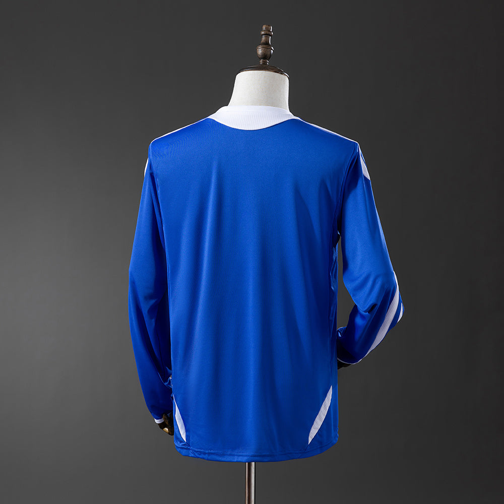 Camisola Chelsea Principal Edição Liga dos Campeões 11/12 Retro - Manga Comprida