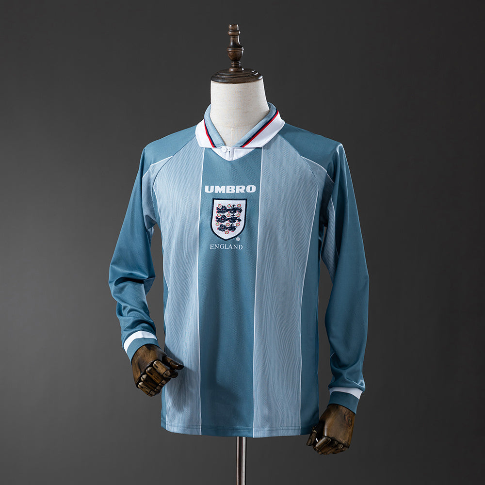 Camisola Inglaterra Alternativa 96/97 Retro - Manga Comprida
