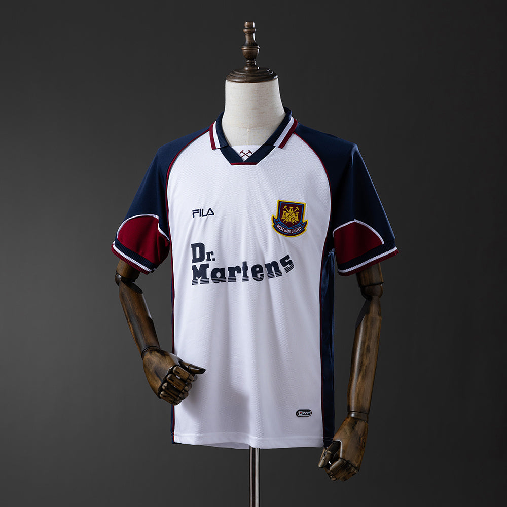 Camisola West Ham United Alternativa 99/01 Retro