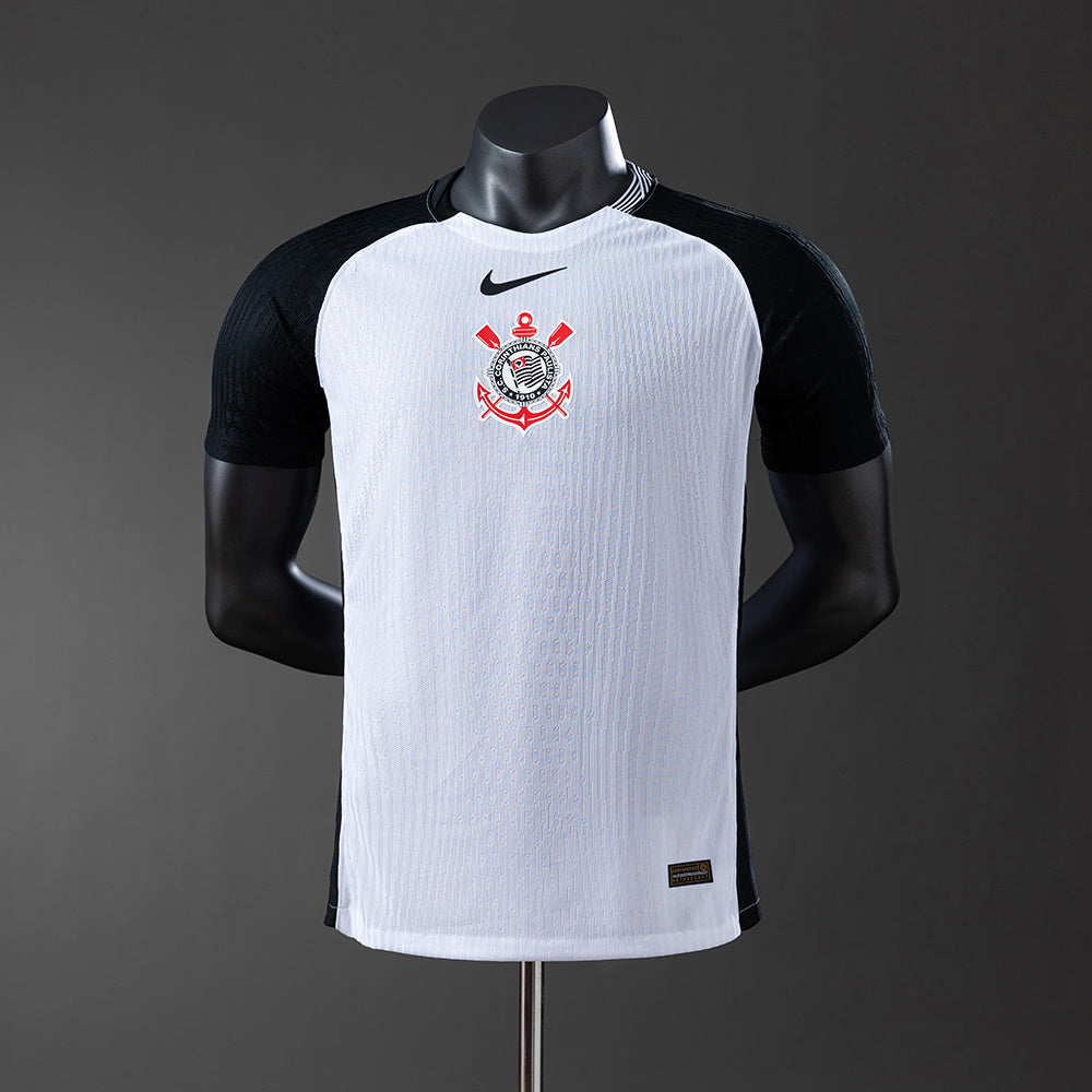 Camisola Corinthians Principal Todos os Patrocinadores 25/26 - Versão Jogador