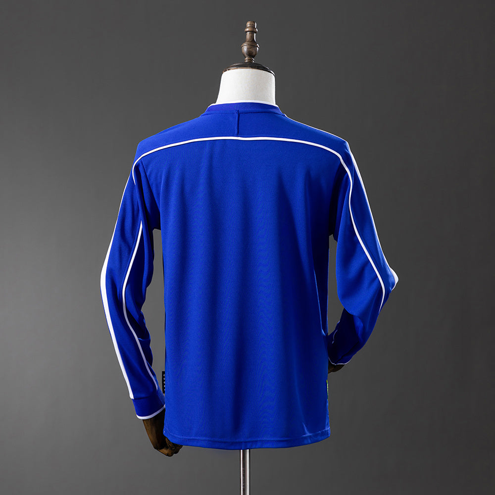 Camisola Brasil Alternativa 98/99 Retro - Manga Comprida