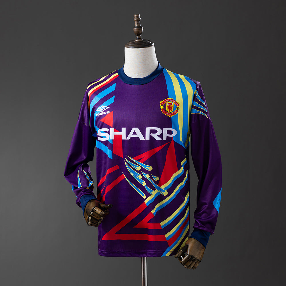 Camisola Manchester United Guarda-Redes 92/94 Retro - Manga Comprida (Modelo 2)