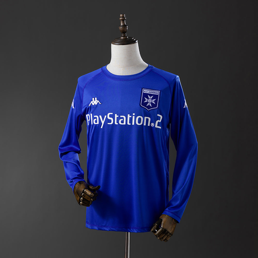 Camisola Auxerre Alternativa 03/04 Retro - Manga Comprida