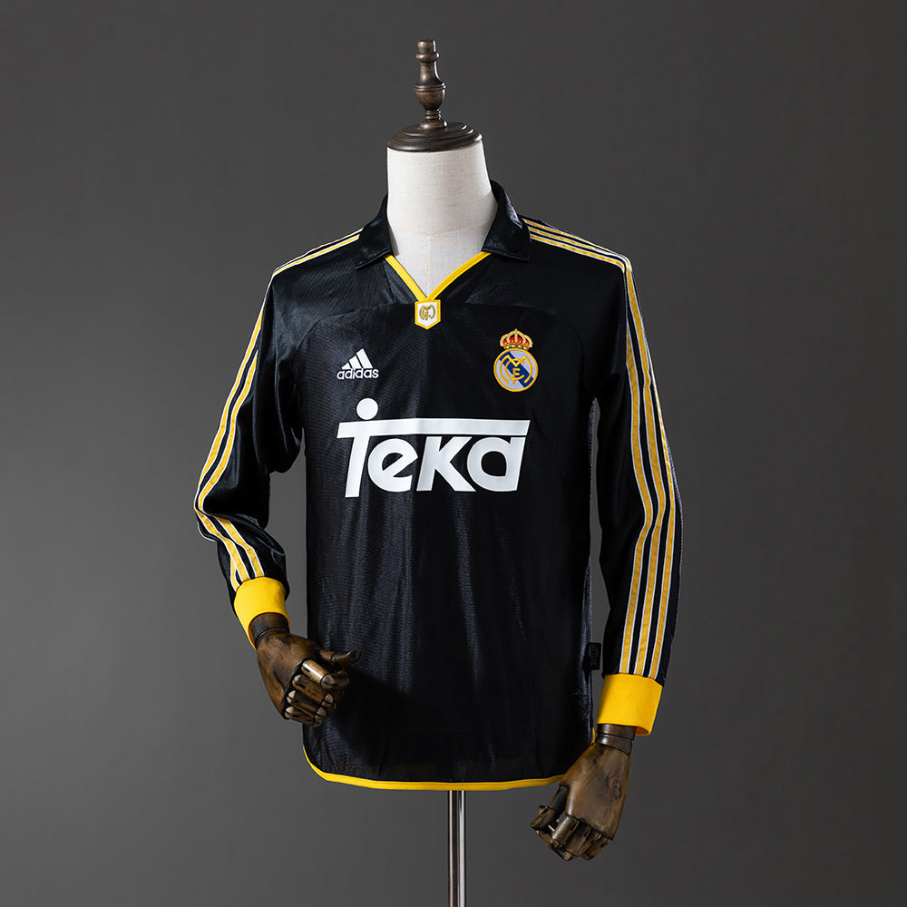 Camisola Real Madrid Alternativa 98/00 Retro - Manga Comprida