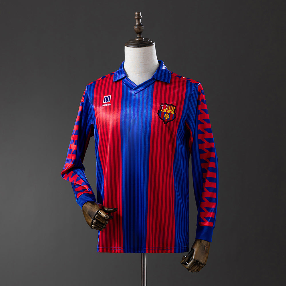Camisola Barcelona Principal 92/93 Retro - Manga Comprida