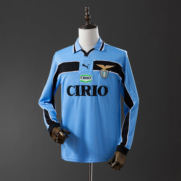 Camisola Lazio Principal 98/99 Retro - Manga Comprida