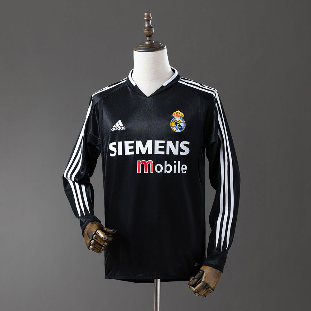 Camisola Real Madrid Terceira 04/05 Retro - Manga Comprida