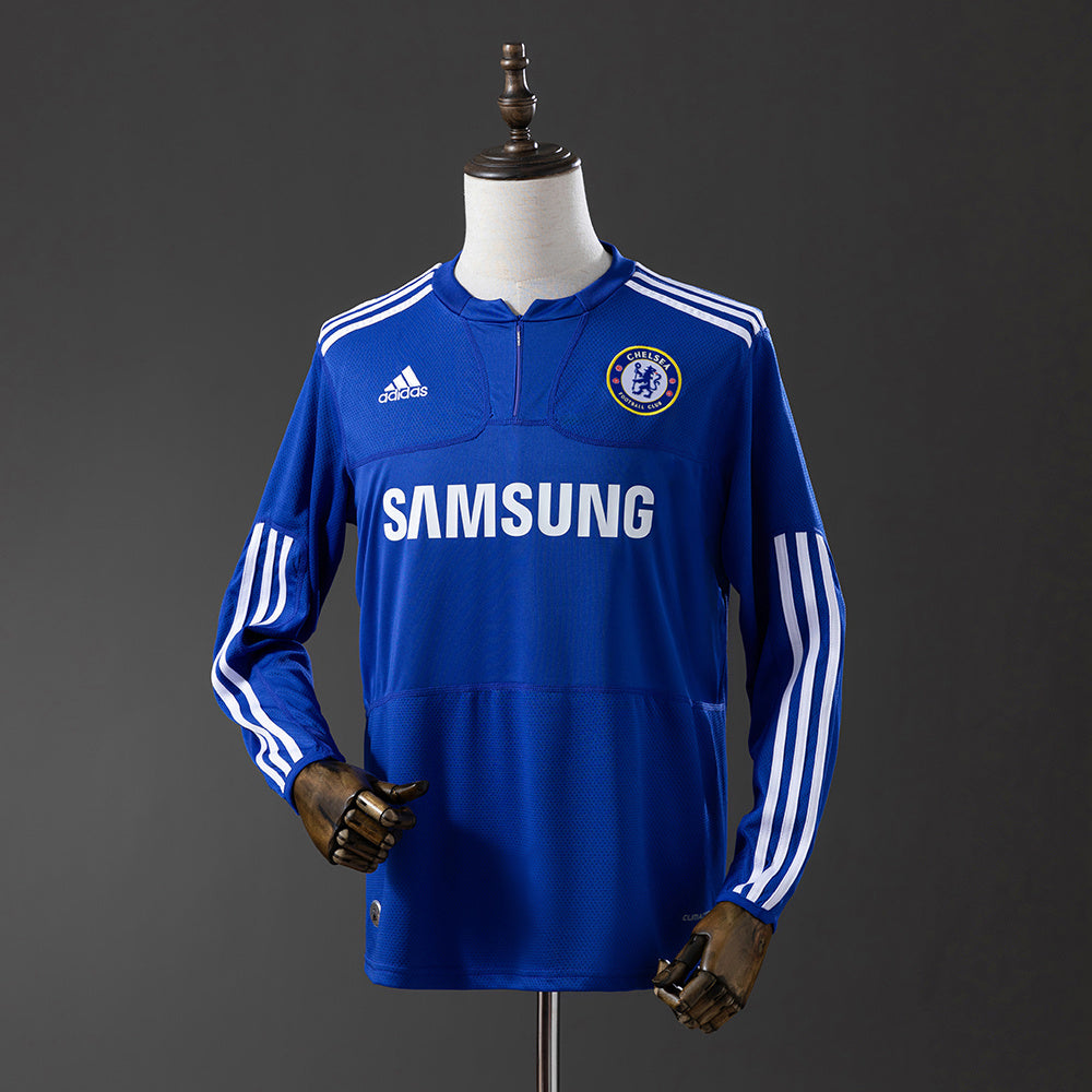 Camisola Chelsea Principal 09/10 Retro - Manga Comprida